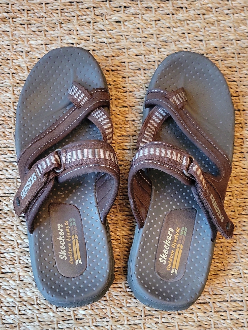 Skechers Outdoor Lifestyle Sandals In Brown Size 6